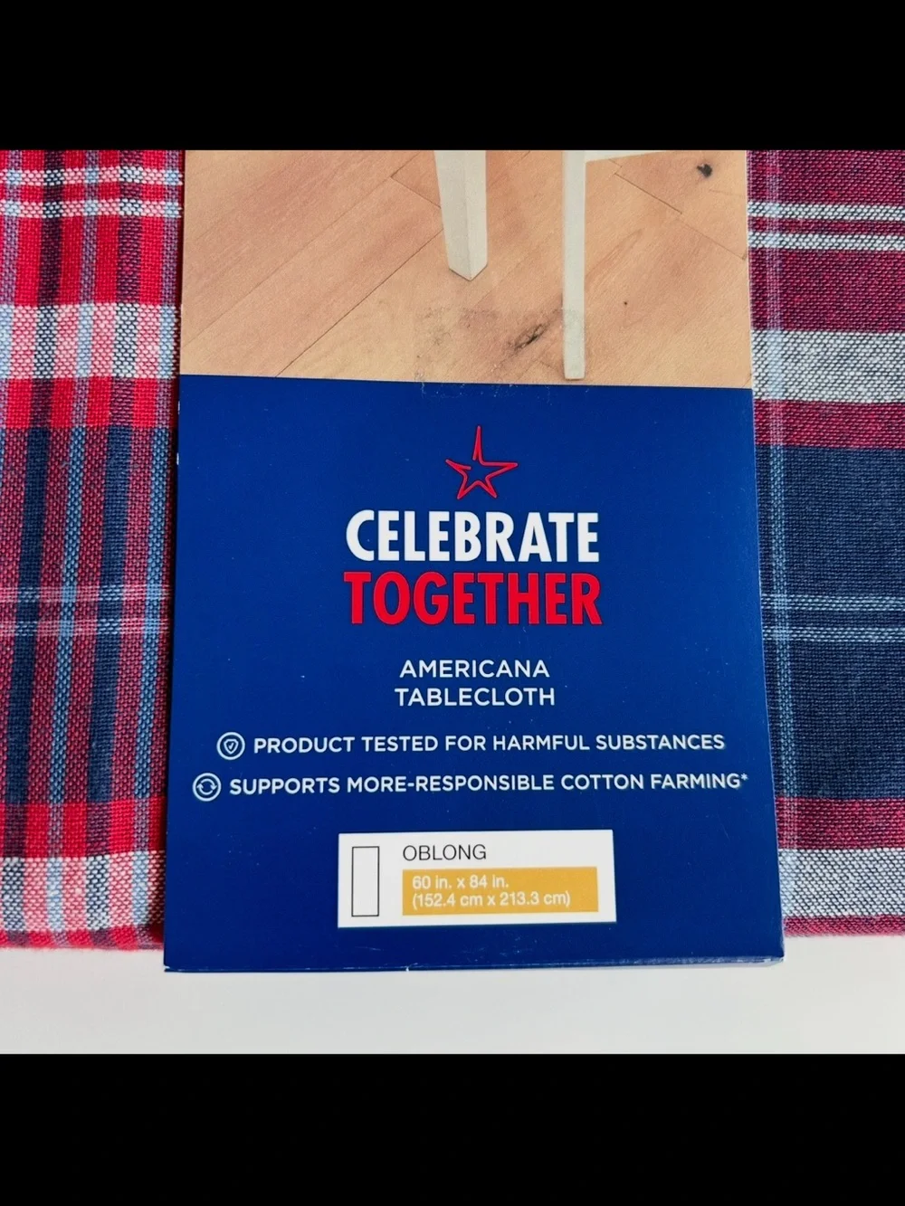NEW Red Plaid Tablecloth - Classic Festive Dining